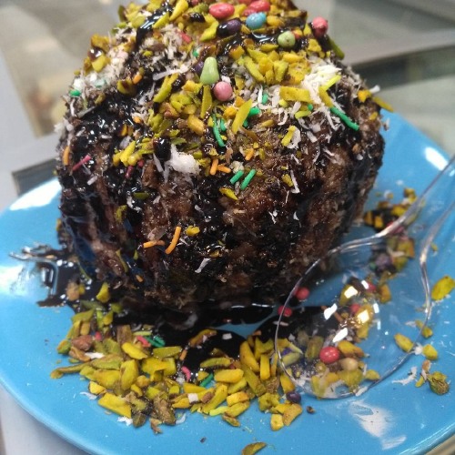 طرز تهیه بستنی سرخ شده خانگی