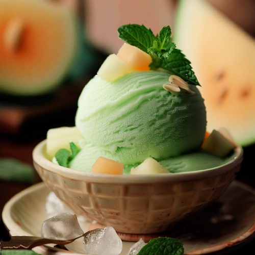 دستور تهیه بستنی طالبی ساده و پرطرفدار به روش حرفه ای