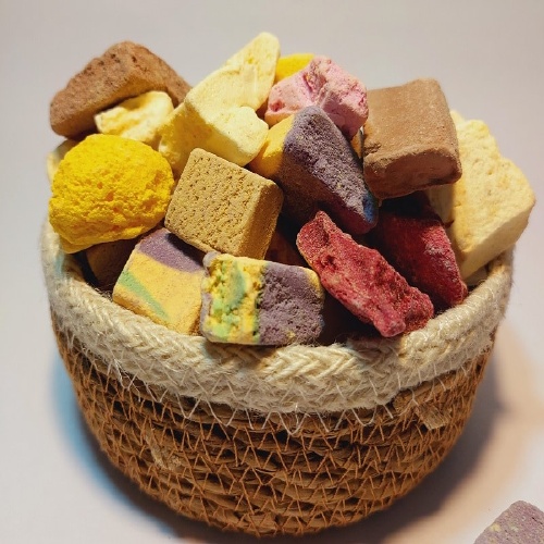 طرز تهیه بستنی خشک زعفرانی وانیلی